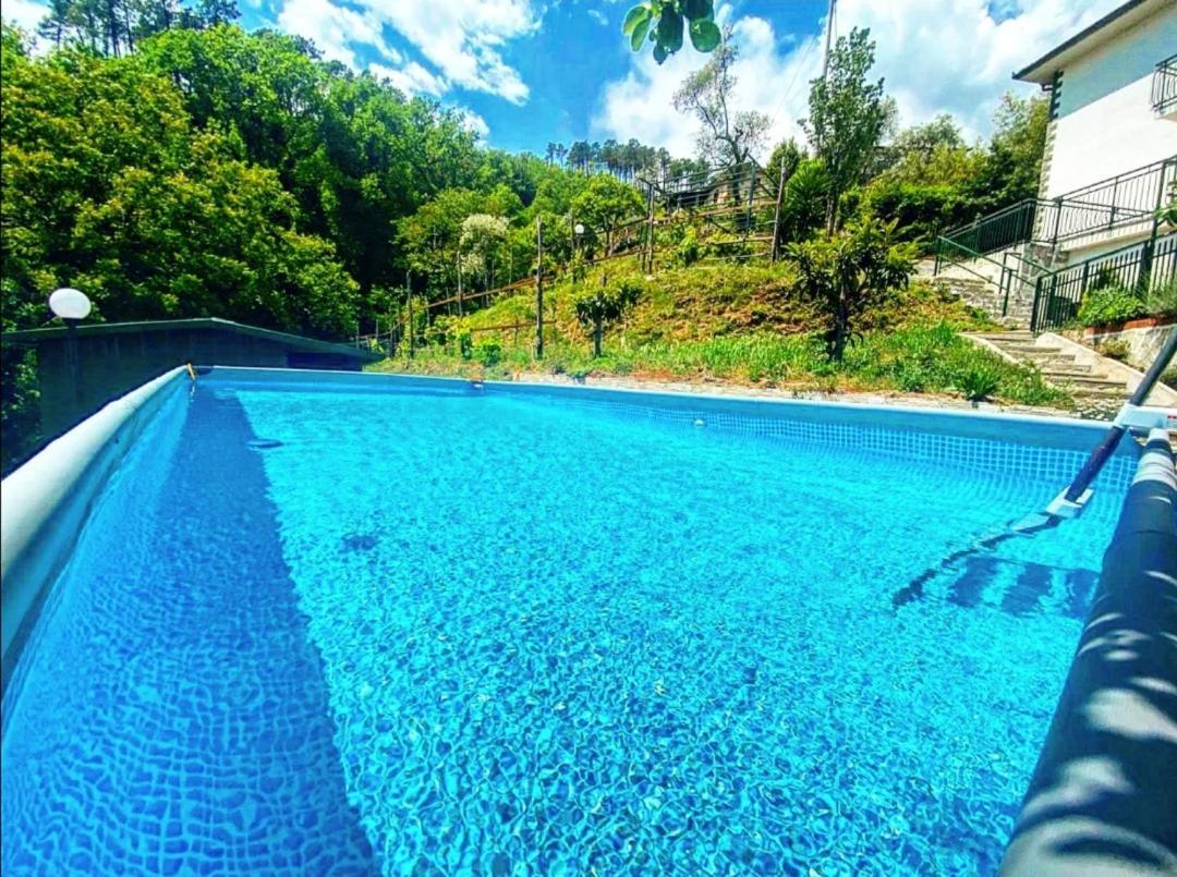 Villa Maremonti - Con 3 Piscine Sestri Levante Bagian luar foto